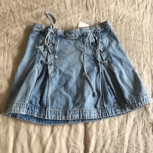 Free people pleated skirt size 0